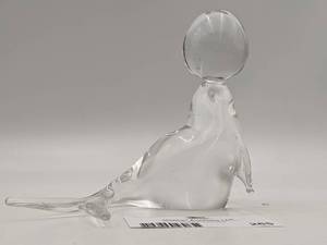 Beautiful Vintage V. Nason & Co. Murano Glass Seal Balancing a Ball