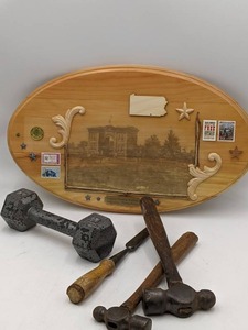 Vintage Tools and Pennsylvania Collectible Wall Hanging