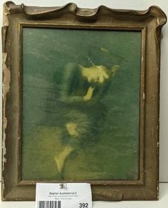 4 prints Green Lady - INk Illustration - Geese Print - 2 Vintage Jeffe Huldah Prints