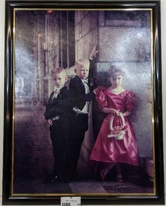 Large Beautifully Framed Print The Children by David Warns