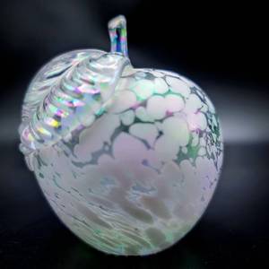Gorgeous Hand Blown Glass Apple