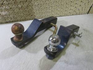 lot 7 image: (BS) 2 Receiver Hitches with Balls ...