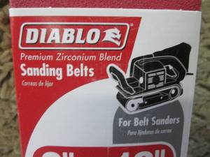 lot 31 image: (EC1) Diablo Sanding Belts 3 x 18...