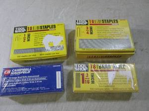 lot 44 image: (EC1) Assorted 18 Gauge Brad Nails ...