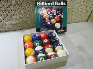 lot 60 image: (BS) SportCraft Billiard Balls...