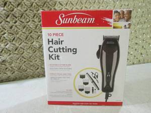 lot 70 image: (F-0) Sunbeam 10pc Hair Cutting Kit...