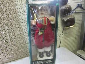 lot 93 image: (FDS) Animated Santa Figure 24 Tal...