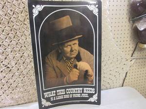 lot 112 image: (CAC) Vintage W.C. Fields Store Dis...