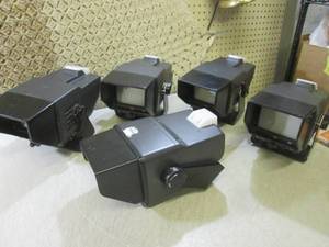 lot 154 image: (D-3) 4 Sony BVF-55 Electronic View...