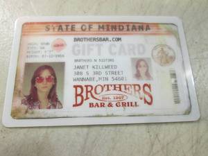 lot 177 image: (CNTR) Brothers Bar & Grill $25 Gif...