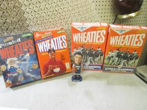 lot 212 image: (D-1) Wheaties Cereal Boxes Tiger W...