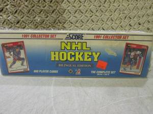 lot 218 image: (C-4) 1991 Score NHL Hockey Player ...