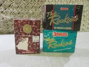 lot 224 image: (EC1) 3 Boxes 1991 Ponruss Baseball...