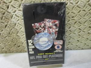 lot 226 image: (C-4) 1991 NFL Pro Set Platinum Ser...