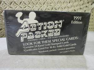 lot 232 image: (C-4) 1991 Action Packed 24 Karat G...