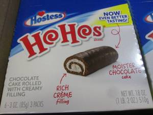 lot 248 image: (C-3) 3 Boxes of Hostess Ho Hos Bes...