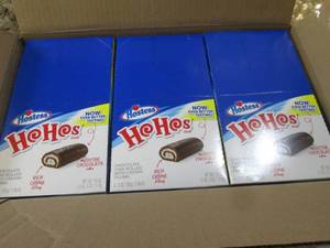 lot 250 image: (C-3) 3 Boxes of Hostess Ho Hos Bes...