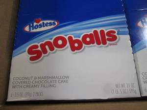 lot 251 image: (C-3) 3 Boxes of Hostess Sno Balls ...