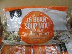 lot 255 image: (C-3) Case 12 Bags 16 Bean Soup Mix...