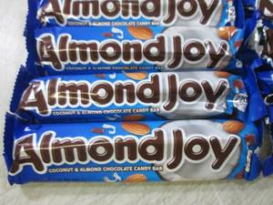 lot 280 image: (B-2) 18 Almond Joy Candy Bars Best...