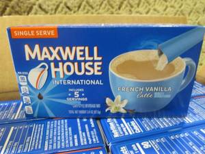 lot 282 image: (B-1) 8 Boxes Maxwell House Single ...