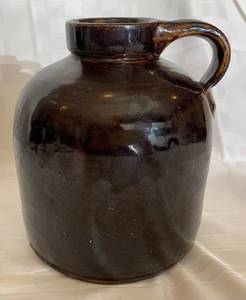 Primitive Pottery Jug - Late 1800s