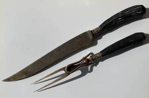 Antique Carving Sets and Household Tools