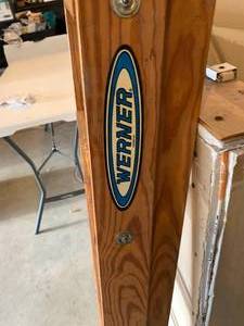 Tall Wood Ladder