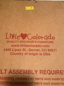 Unpainted Child Size Adirondack Chair New in Box