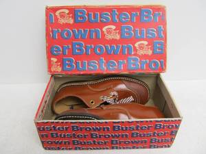 lot 60 image: NOS Vintage BUSTER BROWN Boys Dress Shoes