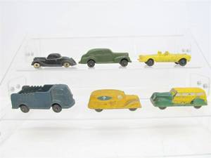 lot 136 image: Group of Old Vintage Rubber Toy Cars