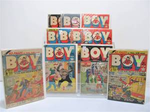 lot 226 image: Lot of Vintage Early 1950s Golden Age BOY Illustories Comic Books