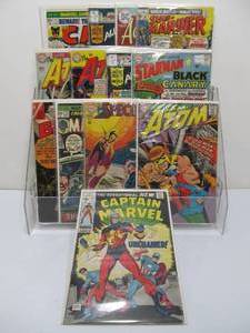 lot 228 image: Lot of Vintage Superhero Comics - Captain Marvel, The Atom etc.
