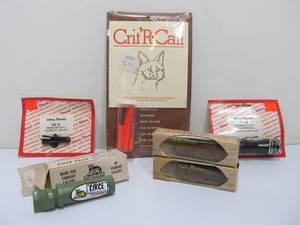 lot 262 image: Group of Vintage Animal Hunting Calls 