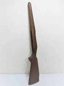 lot 266 image: Vintage Solid Wood Bolt Action Rifle Gun Stock