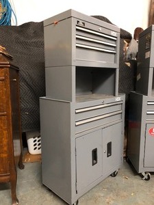 lot 167 image: HDX Rolling Tool Chest FULL of Tools