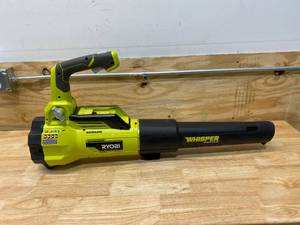 lot 51 image: RYOBI 40V Brushless 125 MPH 550 CFM Cordless Battery Whisper Series Jet Fan Blower (Tool Only)