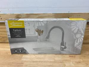 lot 56 image: AMERICAN STANDARD Fairbury Single-Handle Pull-Down Sprayer Kitchen Faucet in Polished Chrome