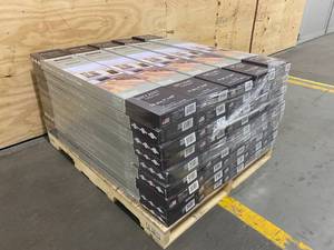 lot 1 image: UNITED WEAVERS-  Lot of 45 Boxes of Luxury Vinyl Plank Flooring (Bryant Collection) in Wine Barrel (1506.15 Total SQ. FT)
