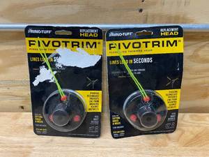 lot 66 image: RINO-TUFF Lot of 2- Pivotrim Replacement Heads