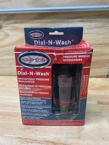 lot 88 image: SIMPSON Dial-N-Wash Adjustable Pressure Regulator Rated up to 4500 PSI