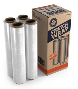 lot 90 image: PRATT RETAIL SPECIALTIES 20 in. x 1000 ft. Clear Stretch Wrap (4 Pack)