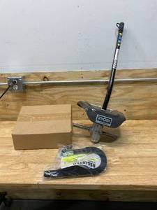 lot 100 image: RYOBI Expand-It 10 in. Universal Cultivator String Trimmer Attachment