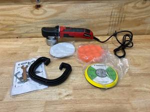 lot 106 image: TOOLMAN 6 Electric 6 Variable Speed 6500 RPM Random Orbital Polisher Sander