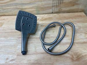 lot 108 image: DELTA In2ition Two-in-One 5-Spray 5.8 in. Dual Wall Mount Fixed and Handheld Shower Head in Stainless