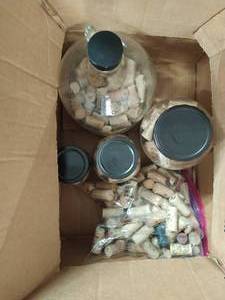 lot 34 image: Collection of Wine Corks and Jars