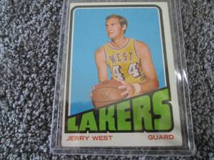 lot 12 image: 1972-73 Topps Jerry West Card...