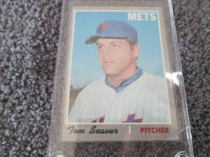 lot 23 image: 1970 Topps Tom Seaver Card...