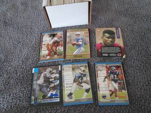 lot 27 image: Box of Football Rookie Cards...