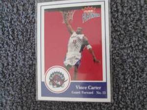 lot 32 image: Vince Carter Cards...